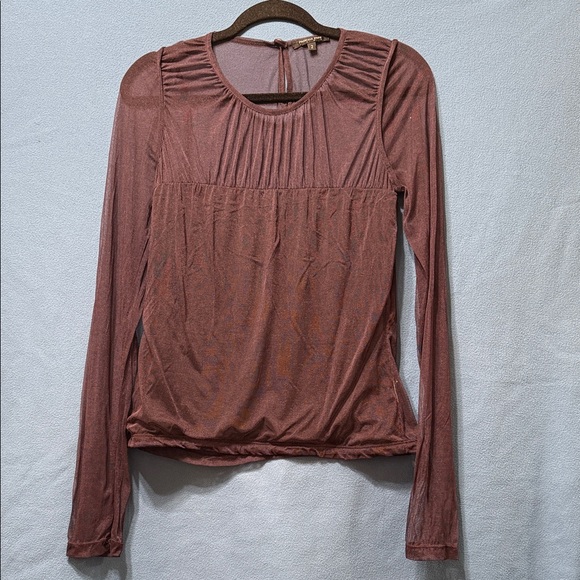 Patrizia Pepe Tops - Long-Sleeve Purple See through Women's Top by Patrizia Pepe Italy Size 2